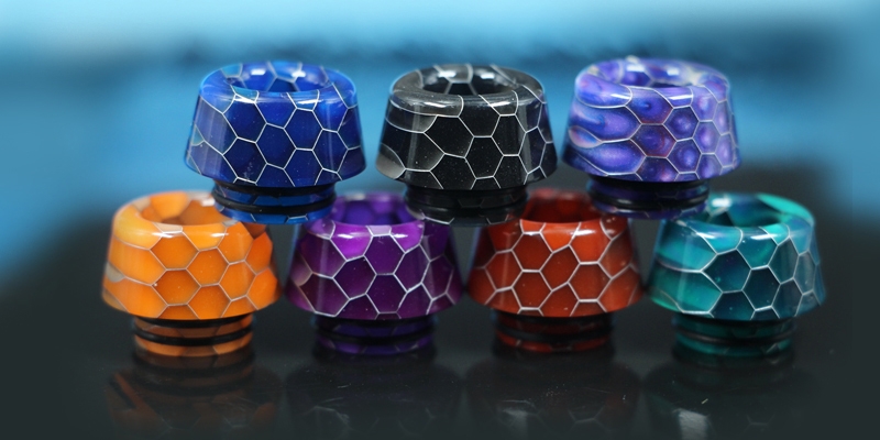 TFV8 810 Epoxy Resin Snake Skin Mushroom Drip Tip