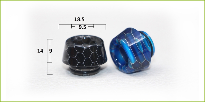 TFV8 810 Epoxy Resin Snake Skin Mushroom Drip Tip TFV8 810 Epoxy Resin Snake Skin Mushroom Drip Tip