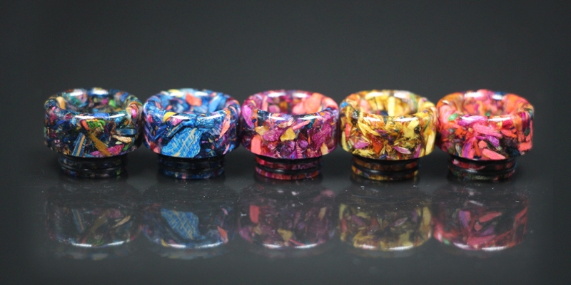 TFV8 810 Epoxy Resin Stabilized Wood Drip Tip