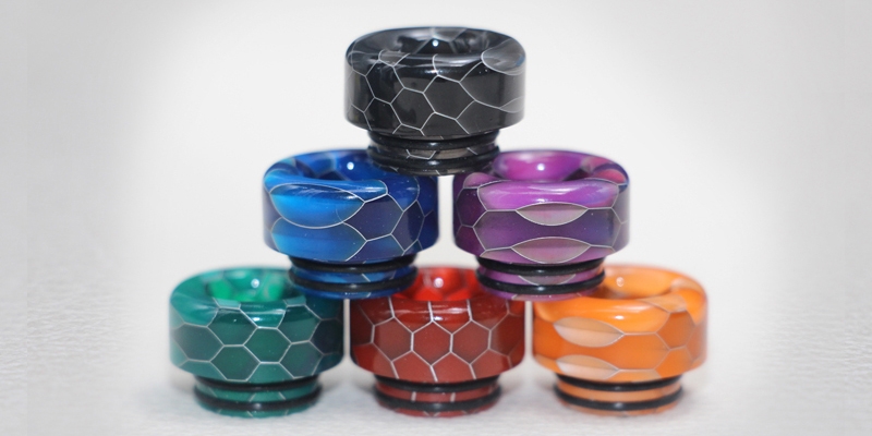 TFV8 810 Resin Snake Skin O-ring Drip Tip