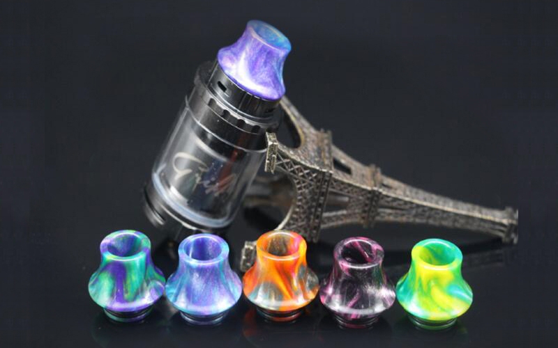 TFV8 810 Thread Cone Resin Wide Bore Drip Tip