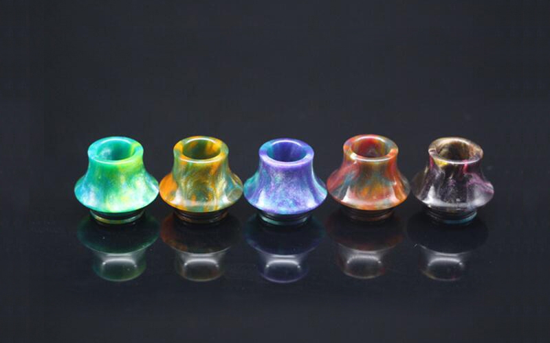 TFV8 810 Thread Cone Resin Wide Bore Drip Tip