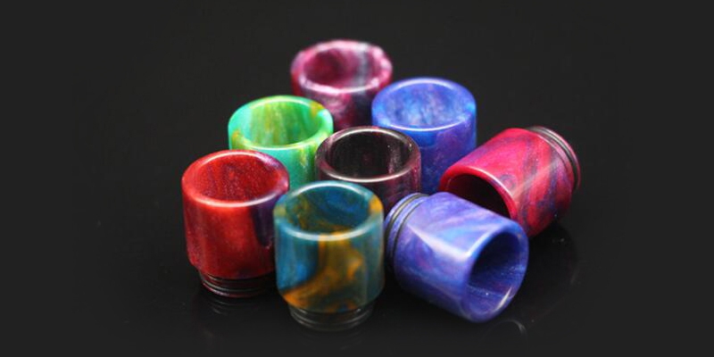 TFV8 810 Thread Epoxy Resin Wide Bore Drip Tip