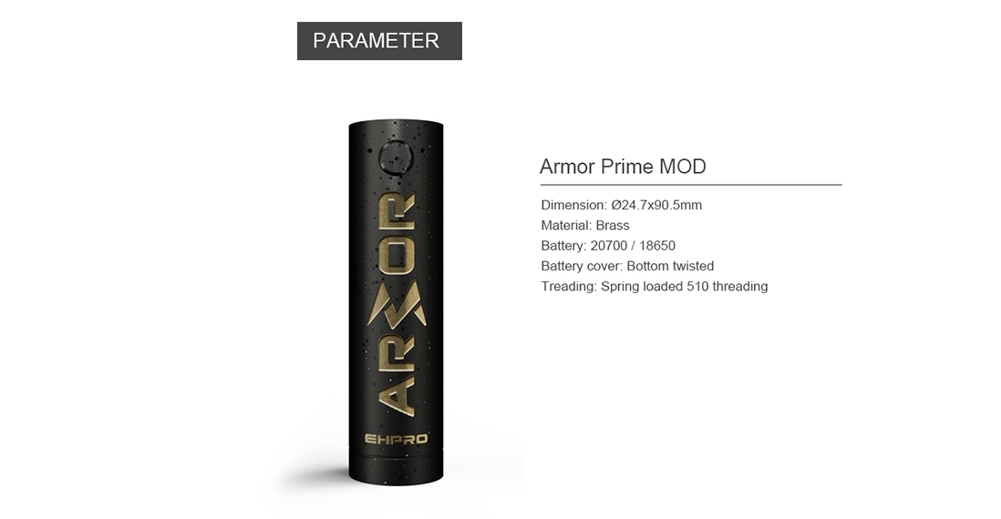 Ehpro Armor Prime Mod Parameter