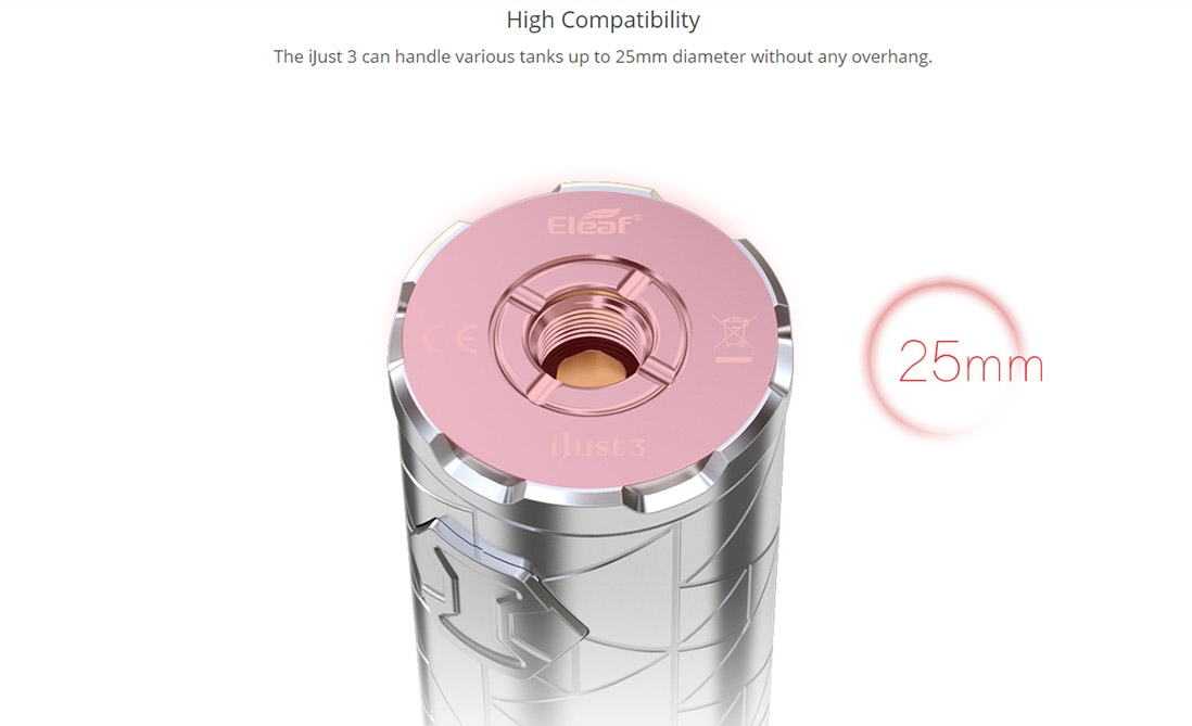 Eleaf iJust 3 Battery 3000mAh Compatibility