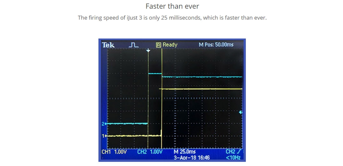 Eleaf iJust 3 Battery 3000mAh Firing Speed Eleaf iJust 3 Battery 3000mAh Firing Speed