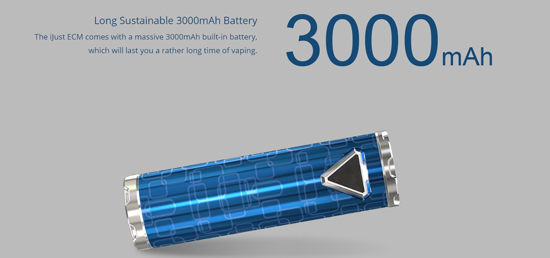 Eleaf iJust ECM Battery Capacity