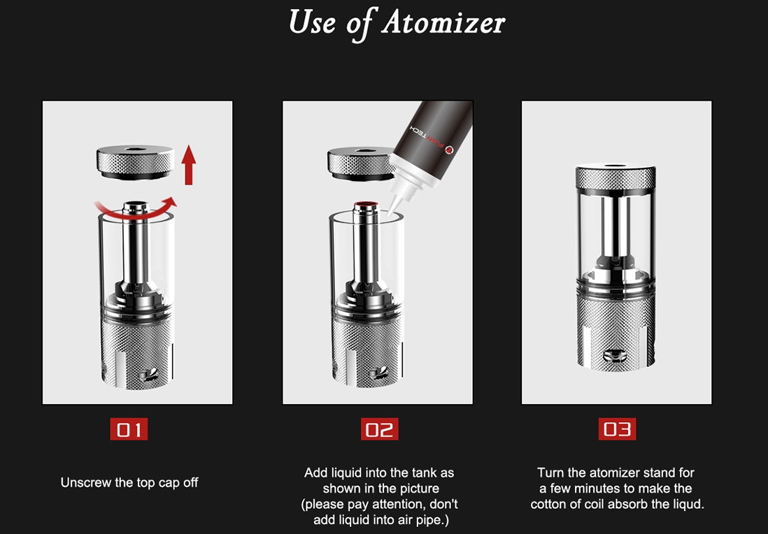 Fumytech Vapomix 2 in 1 Starter Kit Features