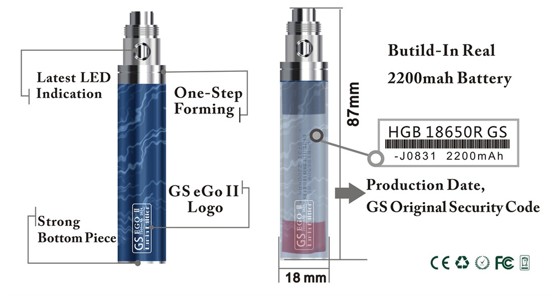 GS EGO 2 2200mAh Lumia Edition Parameters