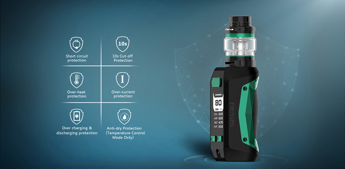 GeekVape Aegis Mini Safety Features GeekVape Aegis Mini Safety Features
