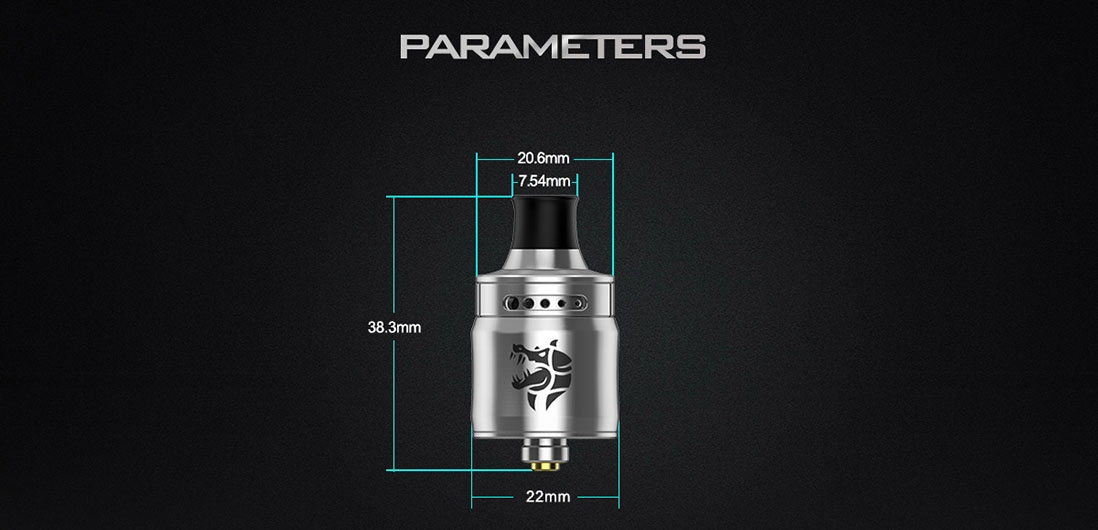 GeekVape Ammit MTL RDA Tank Atmozer Parameter