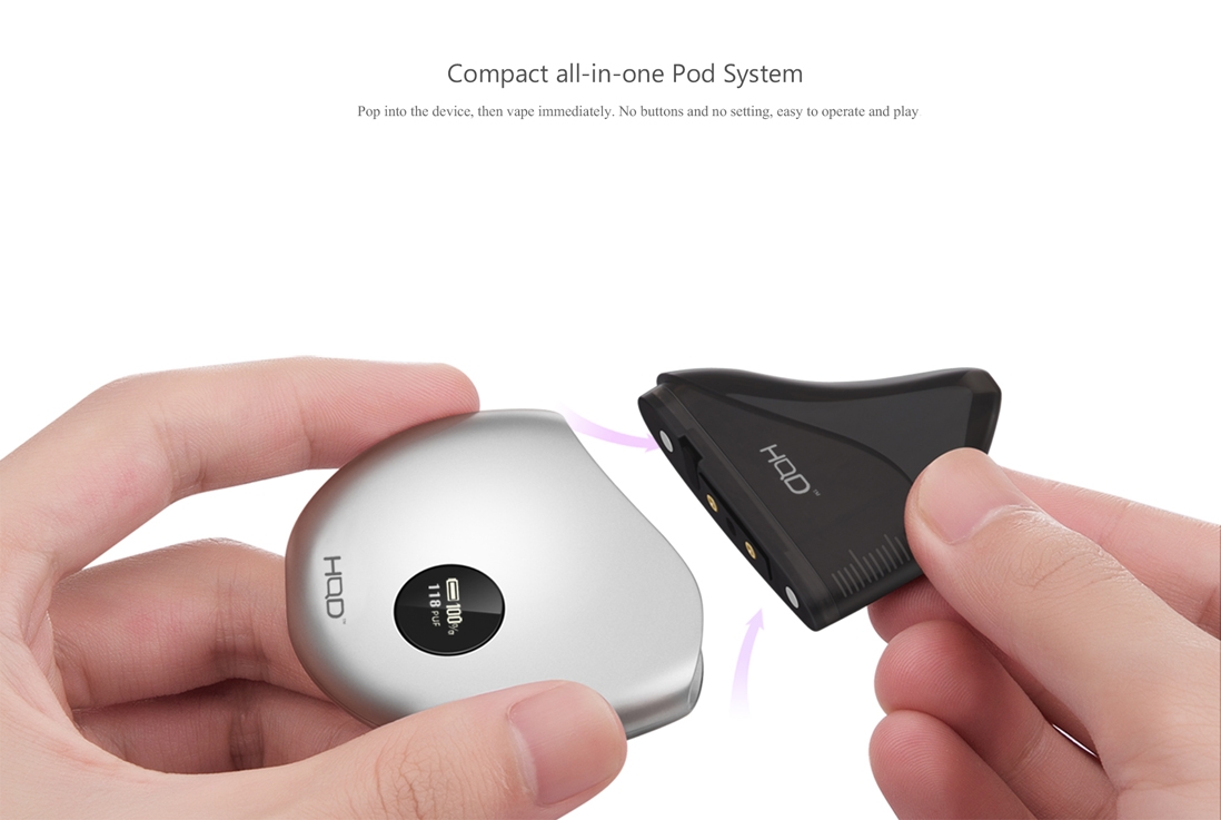 HQD COMMA Pod Kit Features 3