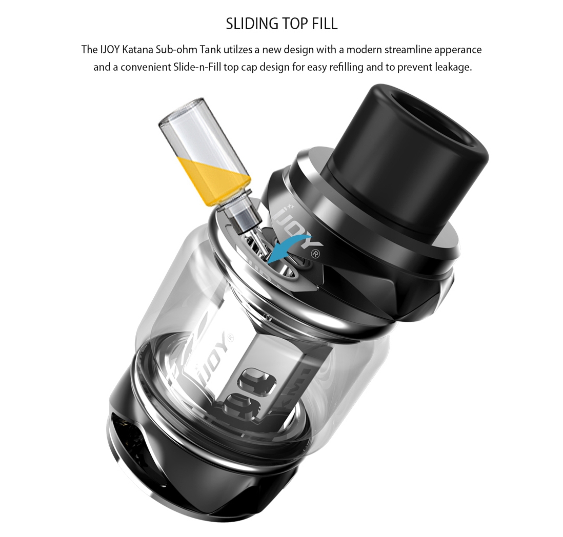 IJOY Katana Sub Ohm Tank Filling