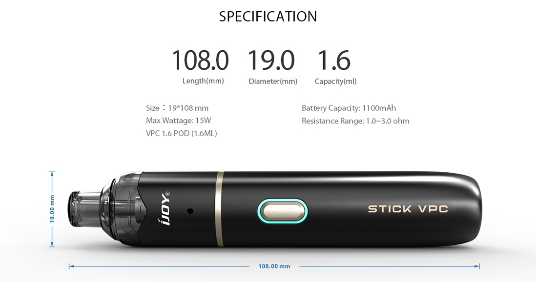 IJOY Stick VPC Kit Parameter