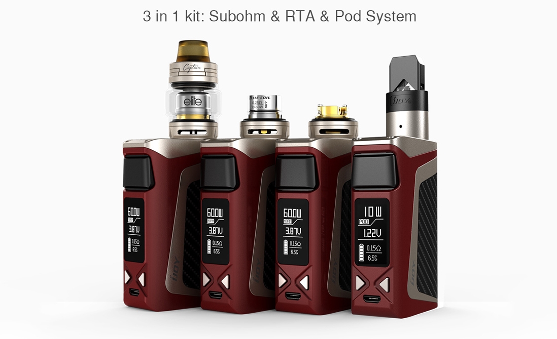 iJoy Elite Mini Kit Features 3 in 1 system