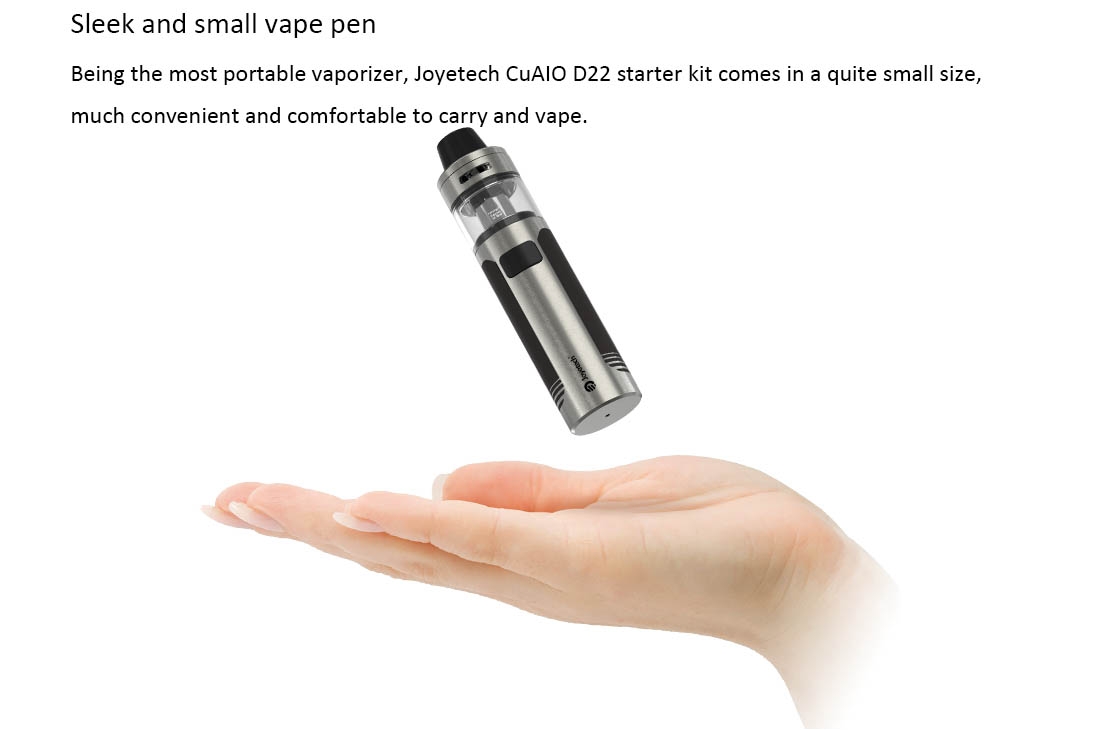 Joyetech CuAIO D22 Kit Size