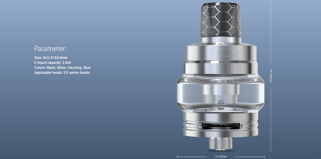 Joyetech EXCEED Air Plus Atomizer paramters