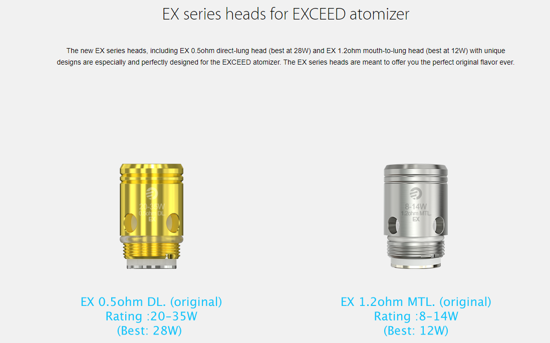 Joyetech EXCEED D19 Atomizer Coil Head