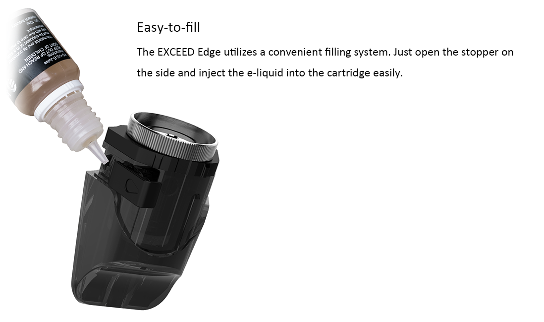 Joyetech EXCEED Edge Cartridge Filling