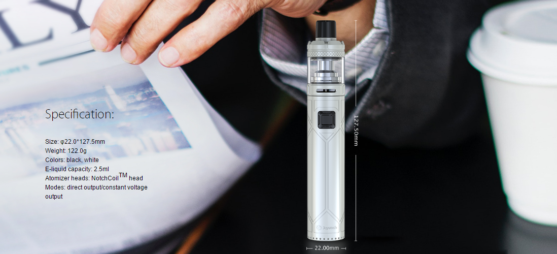Joyetech EXCEED NC with NotchCore parameters