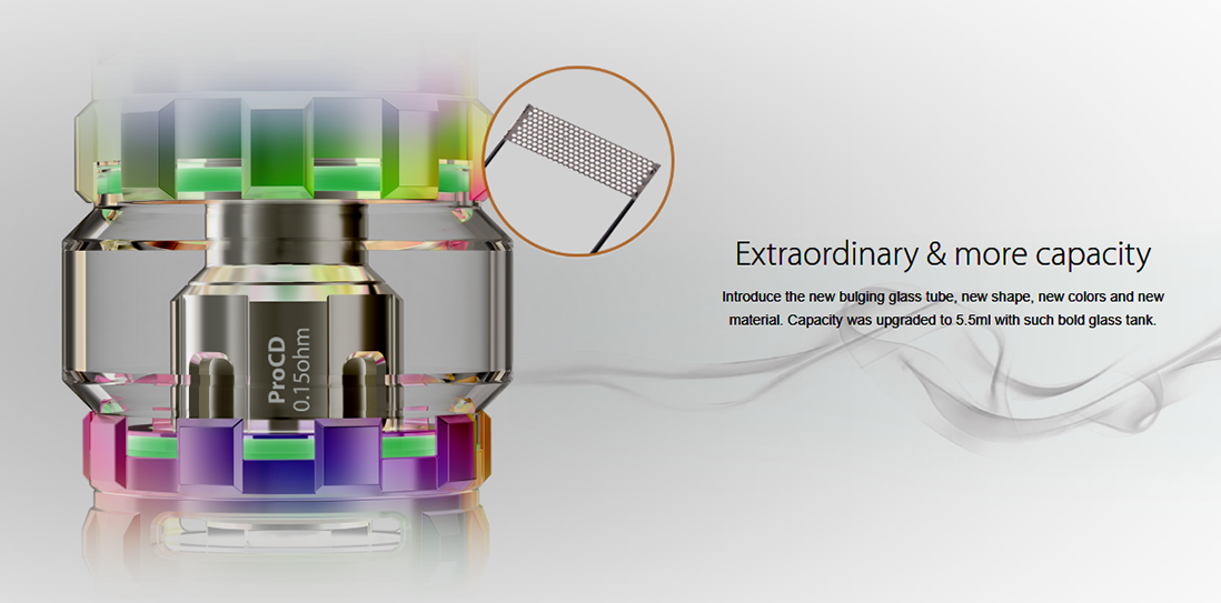 Joyetech ProCore Conquer Atomizer Capacity