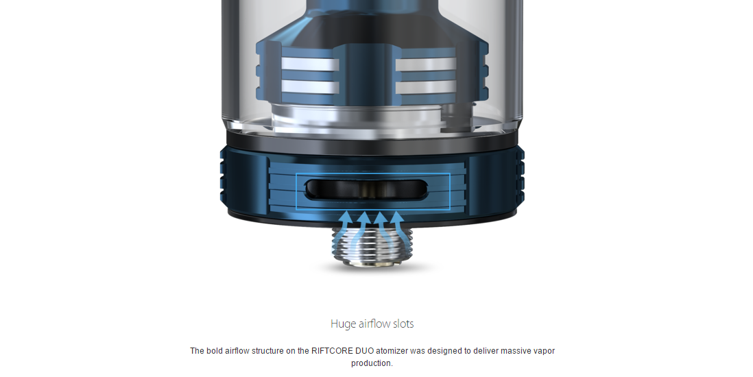 Joyetech RIFTCORE DUO Atomizer Features 7