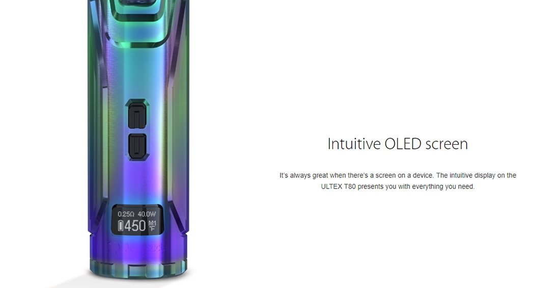 Joyetech ULTEX T80 OLED Screen Joyetech ULTEX T80 OLED Screen