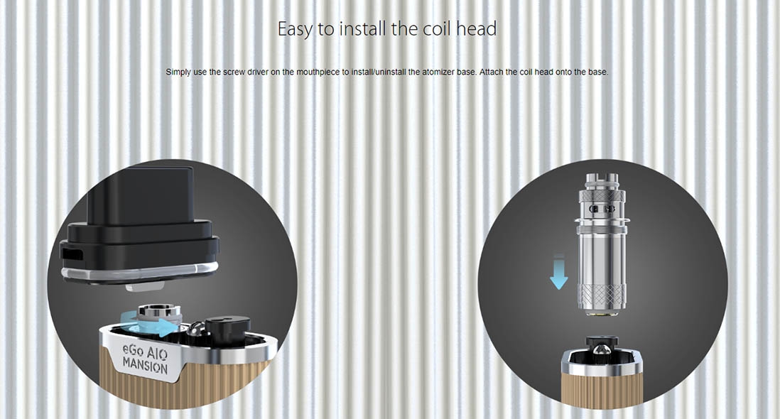 Joyetech eGo AIO Mansion Kit Coil Head Joyetech eGo AIO Mansion Kit Coil Head