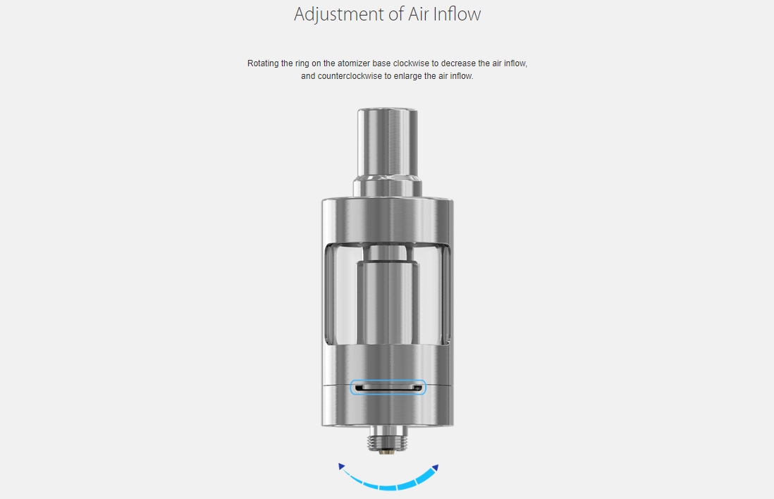 Joyetech eGo One V2 Kit Airflow Joyetech eGo One V2 Kit Airflow