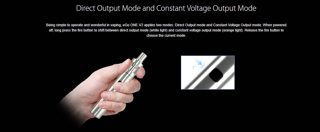 Joyetech eGo One V2 Kit Modes