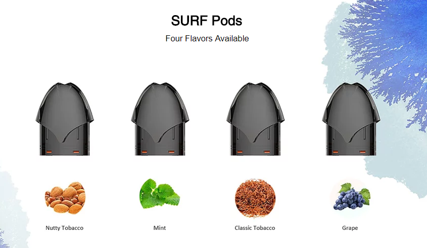 Kanger Surf Kit flavors