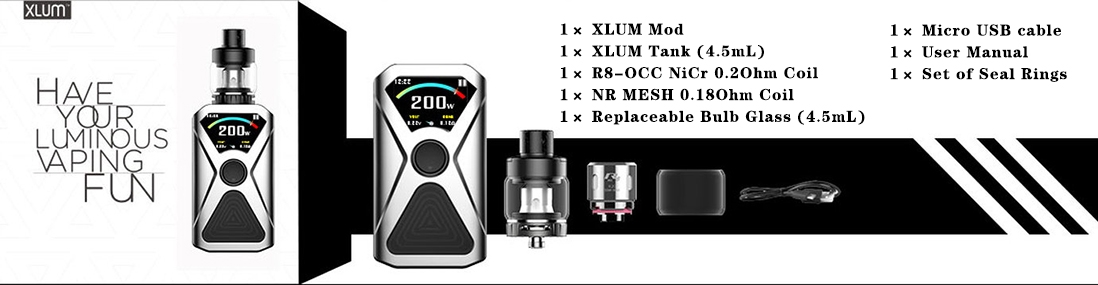 Kanger XLUM Kit Package List