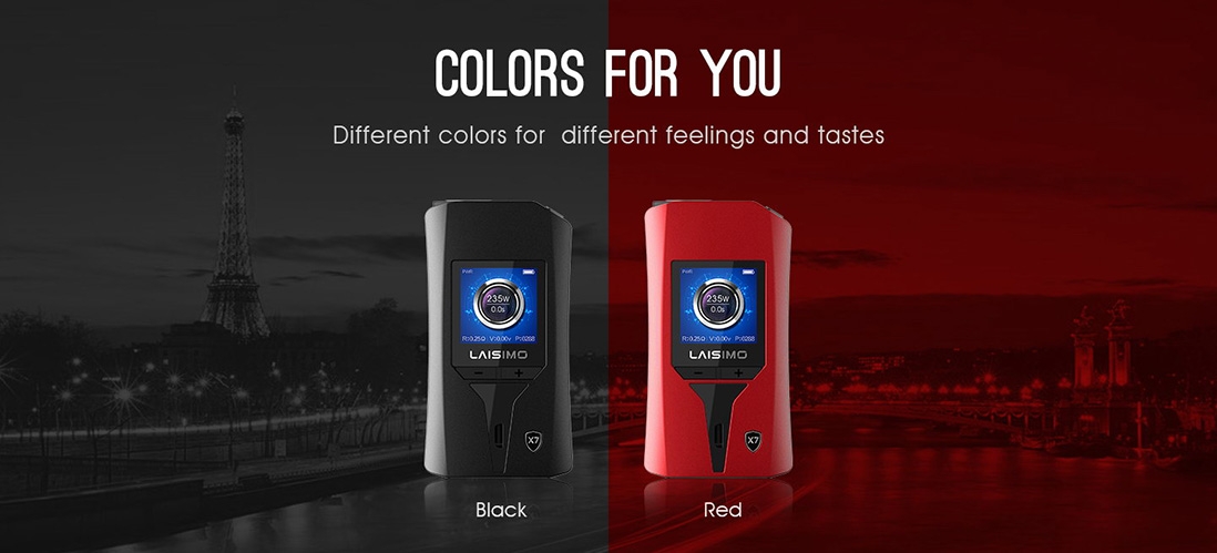 Laisimo X7 Wyvern 235W Mod Colors