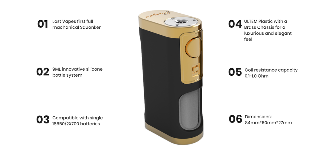 Lost Vape Furyan Mech Squonker Mod