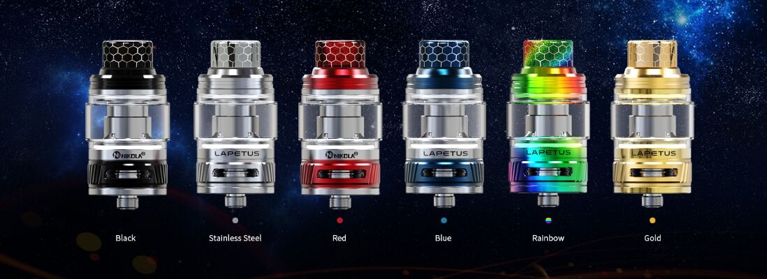 Nikola Lapetus Sub Ohm Tank colors