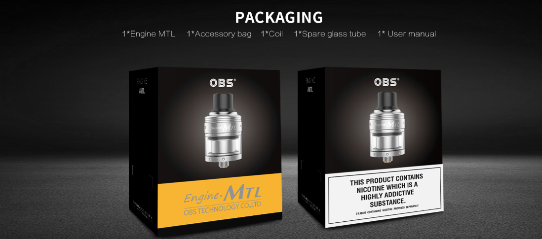 OBS Engine MTL RTA Packing List