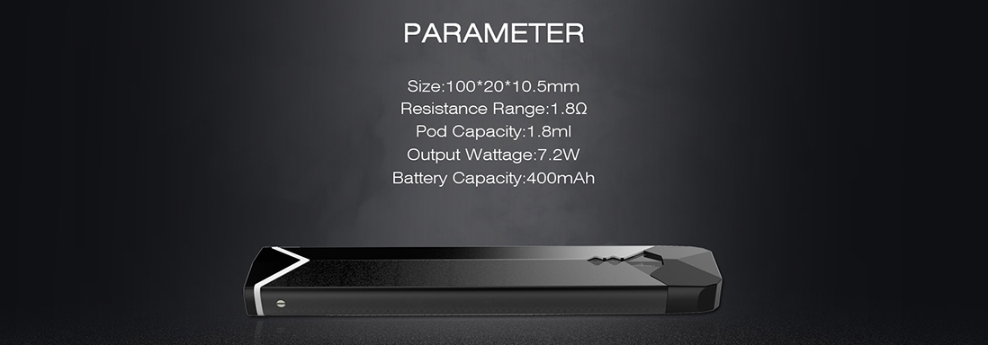 Ovns Saber-S Pod Vape Kit Parameter