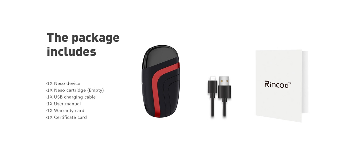 Rincoe Neso Pod Kit Package