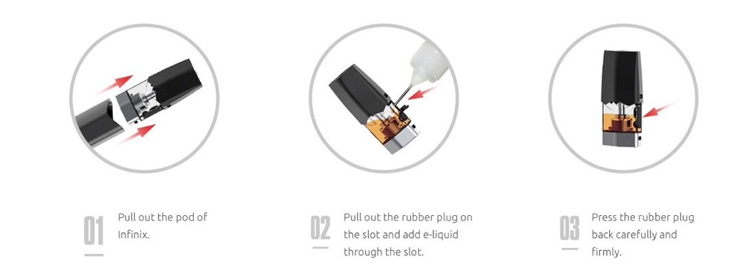 HOW TO FILL INFINIX Kit WITH E-LIQUID