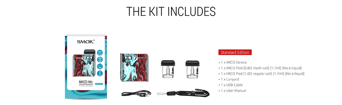 SMOK MICO Kit Package