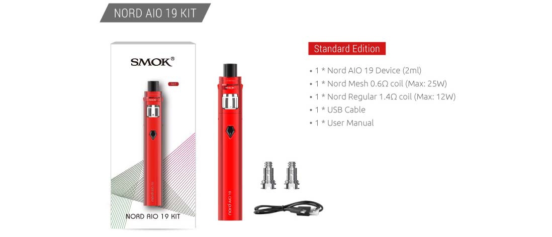 SMOK Nord AIO 19 Kit Package