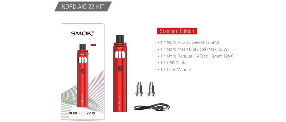 SMOK Nord AIO 22 Kit Package