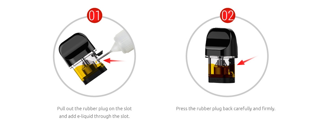 SMOK Novo Pod Cartridge Filling SMOK Novo Pod Cartridge Filling