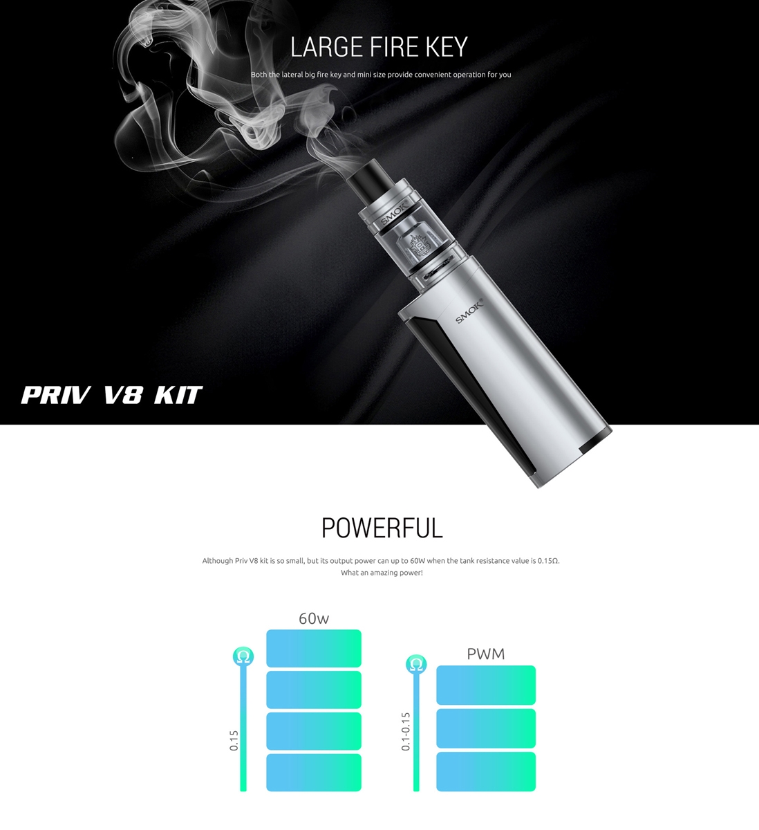 SMOK Priv V8 Kit 2