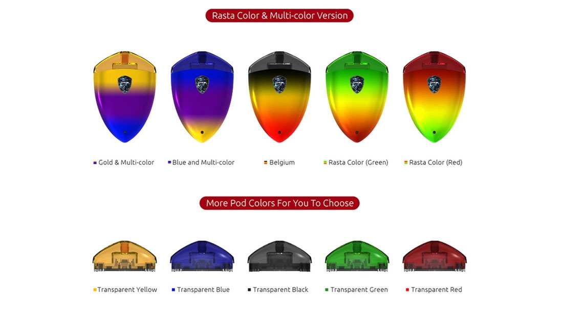 SMOK ROLO Badge kit colors