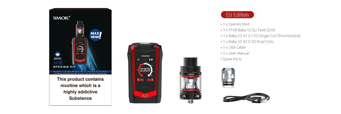 SMOK Species Kit 2ml Package