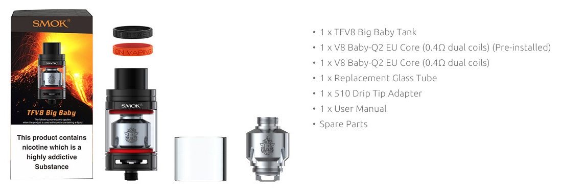 SMOK TFV8 Big Baby Tank 2