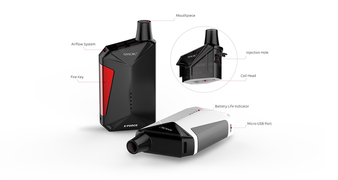 SMOK X-Force Kit Components