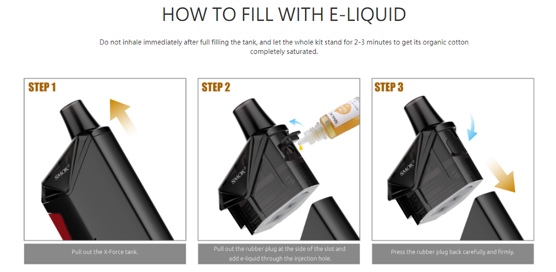 SMOK X-Force Kit Filling SMOK X-Force Kit Filling