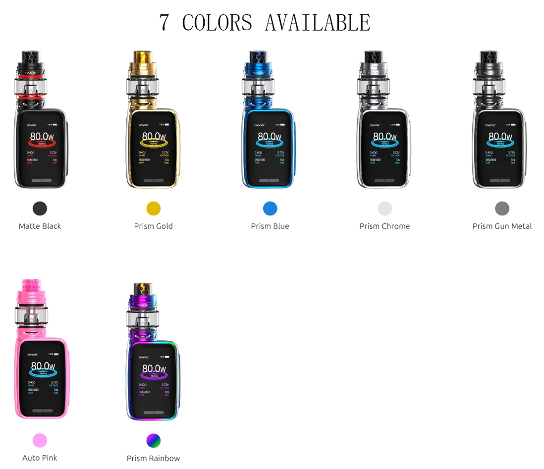 SMOK X-Priv Baby Starter Kit colors